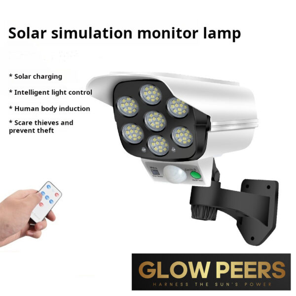 Solar Sensor Fake Camera Light 77 SMD LED