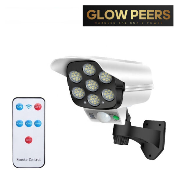 Solar Sensor Fake Camera Light 77 SMD LED