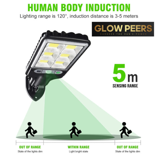 Solar Street Light LED Light 72 COB