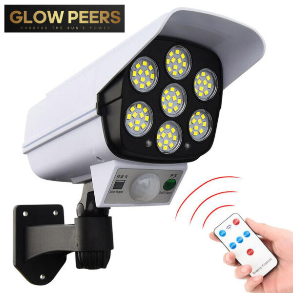 Solar Sensor Fake Camera Light 77 SMD LED